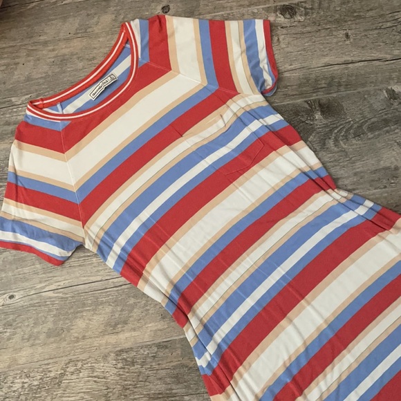Abercrombie T-Shirt Striped Dress - Picture 3 of 4